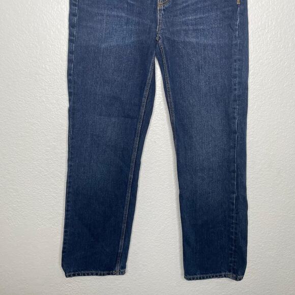 Zara Basic Womens Jeans Size 2 Dark Wash Denim Blue Skinny Leg Mid Rise - Picture 8 of 14